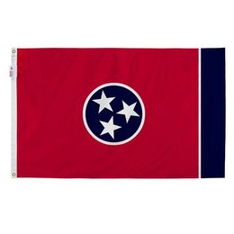 Tennessee Flag State of USA Banner 3x5 FT 90x150cm State Flag Festival Party Gift 100D Polyester Indoor Outdoor Printed Hot selling