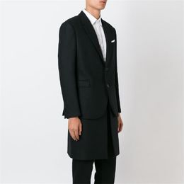 Men's thin suit black suit large fashion spring and Autumn 220310