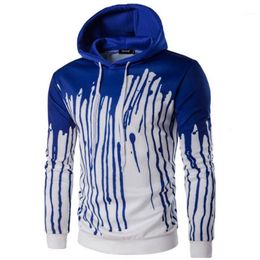 Men's Hoodies & Sweatshirts Wholesale- Hip Hop 3D Printed Men Brand Fashion Both Side Graffiti Hooded Hombre Fitness Hoody Coat Jacket Sweat