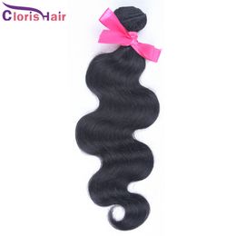 3.5Oz/pcs Peruvian Virgin Body Wave Hair Weave 1 Bundle Unprocessed Wavy Human Hair Extensions Wholesale 12-26" Double Weft Reliable Vendor