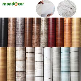 10M kitchen wood self adhesive PVC wallpaper films Refurbished Wardrobe clothes cupboard door desktop furniture wall stickers 201106