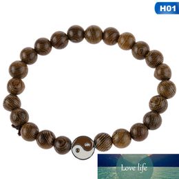 Black Natural Stone Bead Tibetan Buddha Bracelet