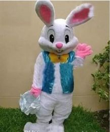 Factory direct sale PROFESSIONAL EASTER BUNNY MASCOT COSTUME Bugs Rabbit Hare Adult Fancy Dress Cartoon