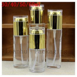 Wholesale A Variety of Capacity High Quality Clear Glass Essence Lotion Packing Spray Bottle,Empty Cosmetics Packaging Container