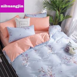 Hot sale cheap bedding net celebrity skin-friendly pure cotton quilt cover sheet household three-piece and four-piece set 201210