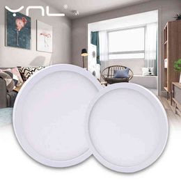 High brightness LED Circular Panel Light 6W 9W 13W 18W 24W Surface Mounted led ceiling light AC 85-265V lampada led lamp W220307