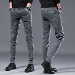 2020 spring autumn New men Jeans Black Classic Fashion Designer Denim Skinny Jeans men's casual High Quality Slim Fit Trousers 201118