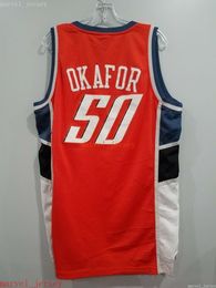 100% Stitched Bobcats Emeka Okafor 50 Jersey XS-6XL Mens Throwbacks Basketball jerseys Cheap Men Women Youth