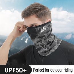 Ice silk sunscreen bib men's summer cycling mask textile anti-ultraviolet, breathable, cover face, fishing magic headscarf new