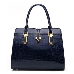 HBP Totes Bag Vintage PU Leather Handbags Purses Women Alligator ShoulderBags Handbag Purse