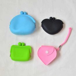 Shape Coin Purses Silicone Heart Purse ,MINI Women Wallets Fashion Messenger Bags Baby Toys Children SH-8009