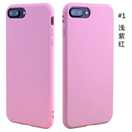 TPU silicone soft cell phone case slim ultra thin cheap cell phone case cover candy colors for iphone 12 11 pro X Xs Max Xr 6S 7 8 plus