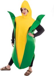 Mascot Costumes Corn Acting Costume Halloween Adult Costume Male and Female Food Mascot Costume Large-scale Event Performance