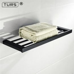New SUS 304 Stainless Steel Bathroom Hardware Set Black Matte Paper Holder Toothbrush Holder Towel Bar Bathroom Accessories LJ201204