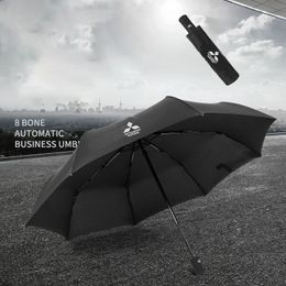 Fully Automatic Three Fold Umbrella Mitsubishi Men's Special Business Umbrella 201112