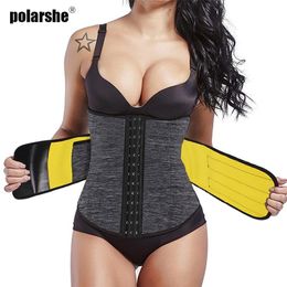 Women Waist Trainer Belt Weight Loss Cincher Body Shaper Tummy Control Strap Slimming Sweat Fat Burning Girdle Neoprene corset 201222