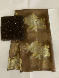 Fabric Swiss Voile Lace In Switzerland French Fabrics Printed Silk Beaded Brocade Suisse Dubai 7yard/setAJ-1