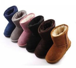 New Real High-quality Kids Boys girls children baby 5281 warm snow boots Teenage Students Snow Winter boots XMAS GIFT G22