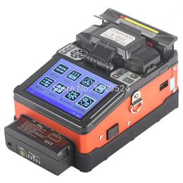 Free Shipping A-81S Orange SM&MM Automatic Fusion Splicer Machine Fibre Optic Fusion Splicer Fibre Optic Splicing Machine1