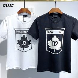 Dsq Pattern T-shirt D2 Phantom Turtle 2020ss New Mens Designer t Shirt Paris Fashion Tshirts Summer Male Top Quality 100% Cotton TO706