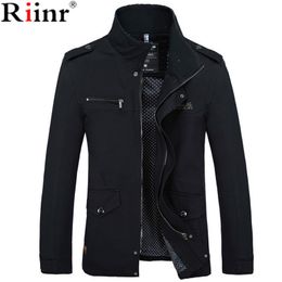 Clothes Coat New Arrival Male Jacket Slim Fit High Quality Mens Spring Clothing Man Jackets Zipper Warm Cotton-Padded 201201