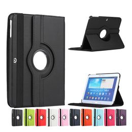 360 Rotating PU Leather Case Smart Cover For Samsung Galaxy Tab 2 3 4 7.0 8.0 Pro Note A 10.1 S 8.4 10.5