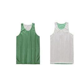 Men Sleeveless Game Uniform Basketball Jersey Team Uniforms Breathable Sports Jersey Polyester Green