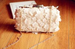 2022 Fashion New Women Evening Clutch Bags PU Chain Shoulder Handbags Leaf Metal Beaded Evening Purse Messenger Bags 01