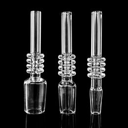 10mm 14mm 18mm male mini Nectar Collector kits ceramic nail replacement tip for dab rigs glass bongs glass water pipe