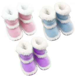 First Walkers 0-18 Months Toddler Baby Winter Warm Booties Girls Boy Soft Sole Boots Crib Infant Shoes Prewalkers