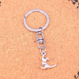 Fashion Keychain 19*16mm lazy cat Pendants DIY Jewelry Car Key Chain Ring Holder Souvenir For Gift