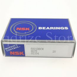 (10 pcs)NSK deep groove ball bearing 6801DDCM 6801D = 61801-2RS1 61801RS 6801LLU 6801LU 12mm 21mm 5mm