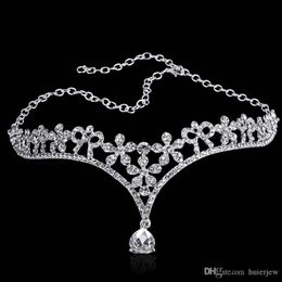 Tiara Bridal Necklaces Crown Wedding Hair Accessories Bridal Jewelry