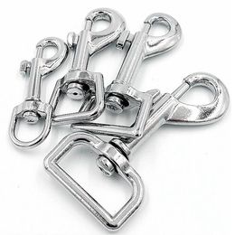 200Pcs/Lot DIY Silver Dog Leash Metal Zinc Alloy Clasps Dog Clasp Metal Hook Hardware Dog Clip Hook Buckle