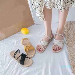 Hot Sale- Women's Sandal Fashion Web Celebrity Flat Shoe Overshoes Personality Versatile Simple Personality Women's Shoes
