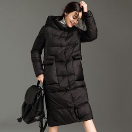 Sale Item Special Price Link Padded Jackets Oversize Loose Hooded Long Parkas Warm Casual Contour 201201