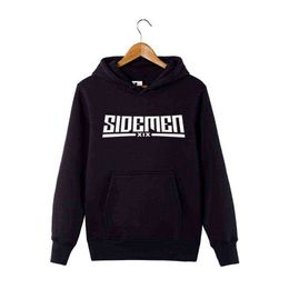 Bambini adulti unisex sidemen youtuber ksi merluzzo giocatori vloggers cappuccio cappuccio con cappuccio nuovo inverno inverno inverno sudore casual della felpa con cappuccio homme g1229