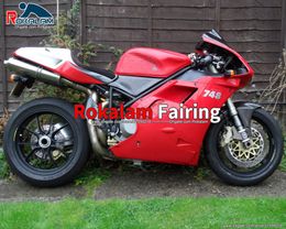 -Feedings de motocicleta 96-02 Kit de corpo para Ducati 996 748 Partes 1996 1997 1998 1999 2000 2001 2002 Fairing vermelho de moto (moldagem por injeção)