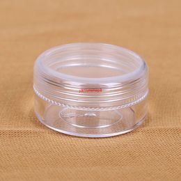 300pcs 2g Small Round sample Cream Bottle Jars container,Mini plastic container for nail art storage 2ml DIY PS bottlesgood package