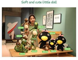 Plush dolls Miss Crow and Mr. Lizard new lizards doll Crow toy girl gift manufacturers wholesale