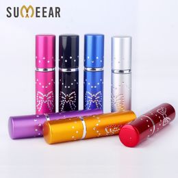 10Piece/Lot 5ml Portable Aluminum Spray Scent Perfume Bottle With Empty Mini Cosmetic Containers Travel Sample Atomizer