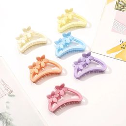 New Fashion Fine All-match Flowers Frosted Hairpin Hair Clip Barrettes for Women Girl Hair Accessorie Headwear