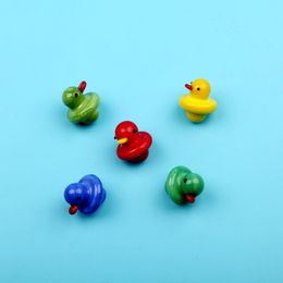 Little Yellow Duck Cap Banger Kawaii Cartoon Dome Cute Carb Caps For Glass Water Pipes 4 Colours