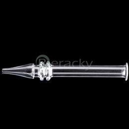 Newest Quartz Dab Straw NC 5 Inch Quartz Tips Dab Tool For Glass Bongs Dab Rigs Water Pipes Smoking Accessories