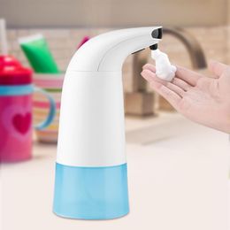 250ml Automatic Sensor Foam Dispenser Pump Hand-free Soap Dispenser Touchless Sanitizer Dispensador for Kitchen Bathroom Y200407