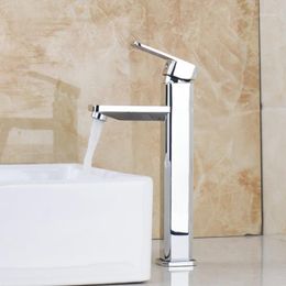 Bathroom Sink Faucets Hello 8356G Excellent Quality Basin Mixer Tap Brass Chrome Vessel Vanity Single Handle /Cold Water Faucet1