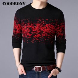 COODRONY Sweater Men Casual O-Neck Pullover Men Clothes Autumn Winter New Arrival Top Sost Warm Mens Cashmere Sweaters 8257 201221