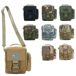 Oudoor Sports Tactical Molle Shoulder Bag Sling Pack Rucksack Knapsack Assault Combat Camouflage Versipack NO11-209
