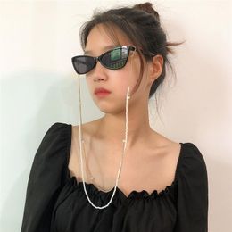 AE-CANFLY New Fashion Glasses Chain for Women Imitation Pearl Link Eyewears Neck Strap Lanyard Glasses Accessories Jewellery Gift