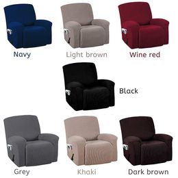 Elastic All-inclusive Recliner Chair Cover Non-slip Protector Sofa Cover Massage Sofa Couch Cover for Wingback Armchair Sofa 201119